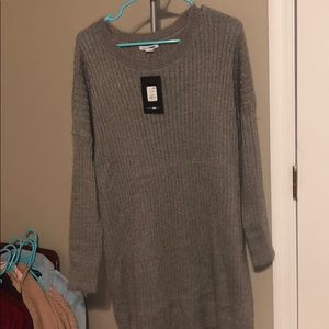 Gray Sweater dress